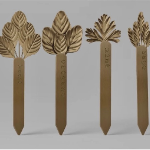Smith & Hawken Metal Herb Marker Set bnwt - Picture 6 of 6